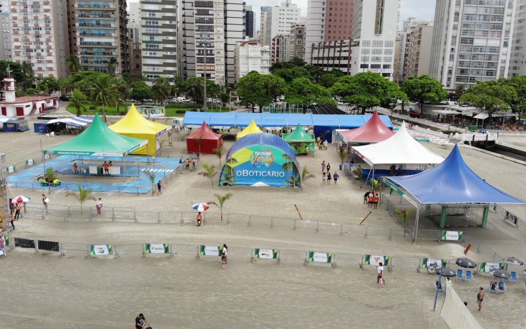 Estrutura da CAPE realiza eventos simultâneos na Praia de Santos